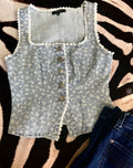 The Lainey Denim Vest