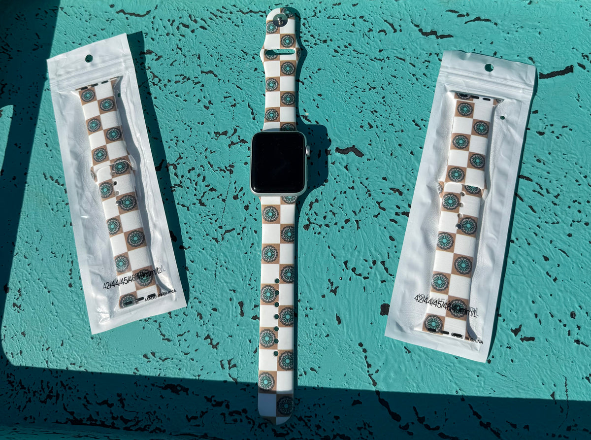 Checkered Concho Band
