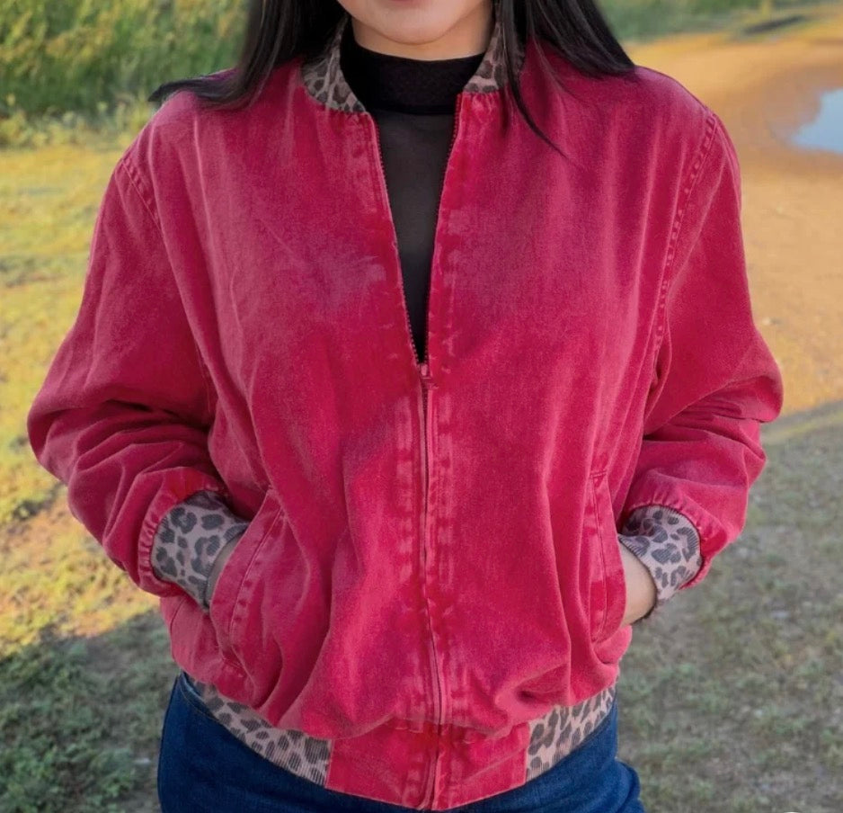 Red Dirt Road Bomber Jacket